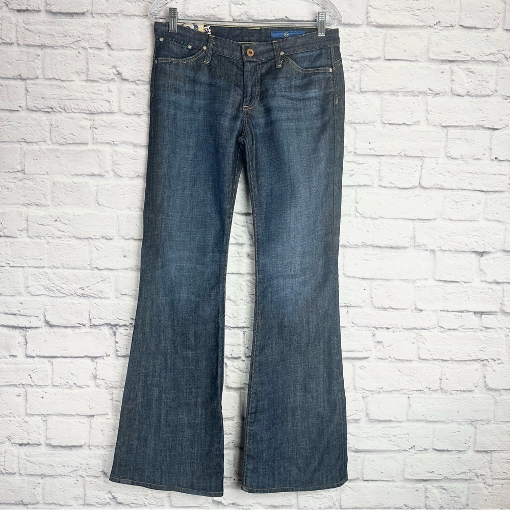 Adriano Goldschmied Legend Flare Wide Leg Jeans Dark Wash Size 27 Y2k Low Rise